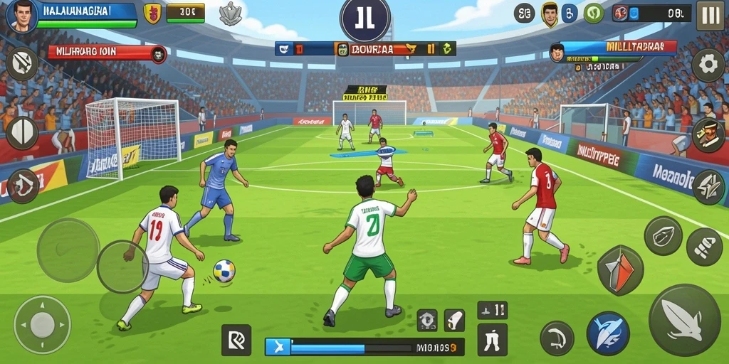 Screenshot menampilkan grafis memukau dari game.