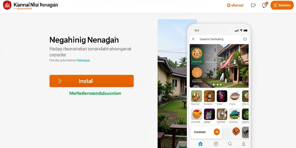Screenshot menampilkan tampilan utama aplikasi ROYAL88 yang menarik.